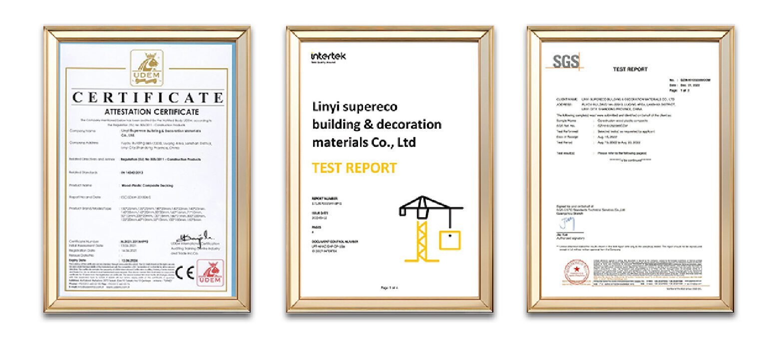 Supereco Outdoor Certificates